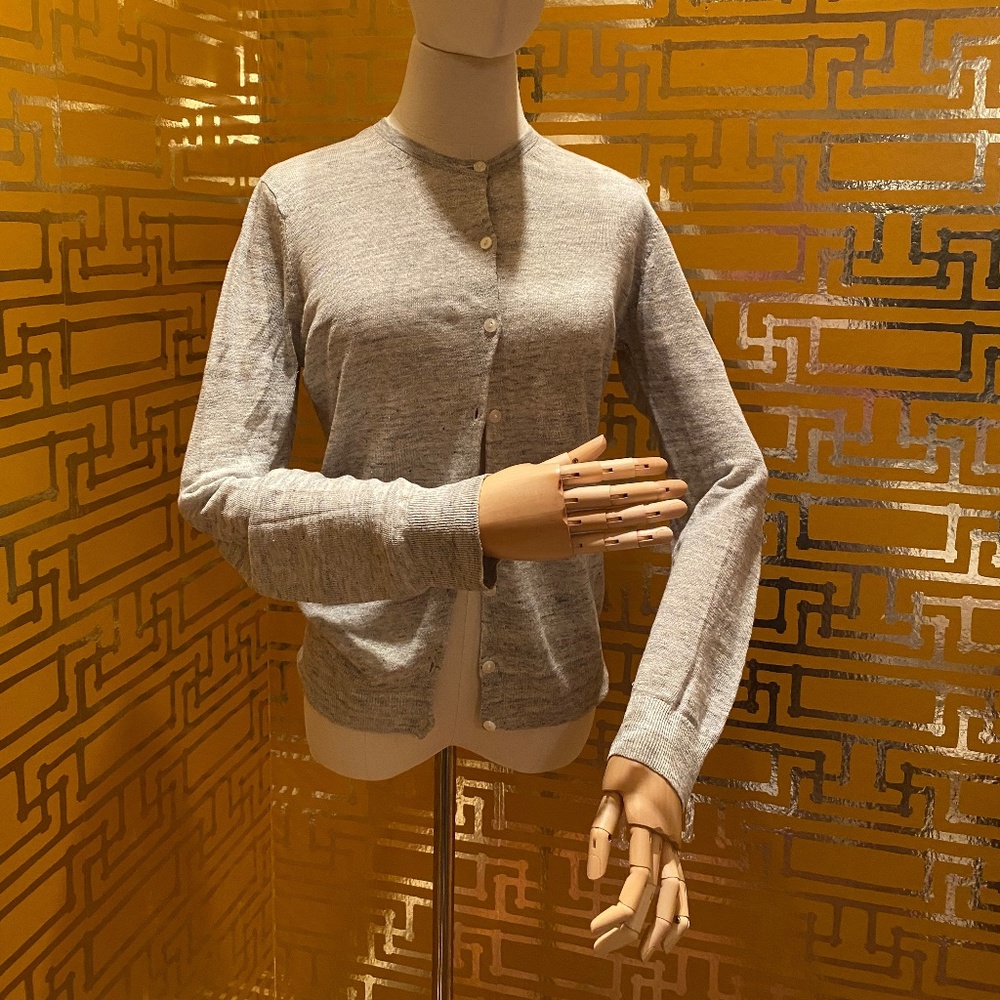 Linen Cardigan Sweater
